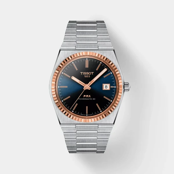 Tissot PRX Silver & Rose Gold 40mm