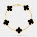Van Cleef & Arpels Alhambra bracelet Black