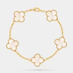 Van Cleef & Arpels Alhambra bracelet White