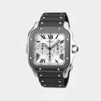 Cartier Santos Black Chronograph watch