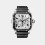 Santos de Cartier Chronograph watch Black