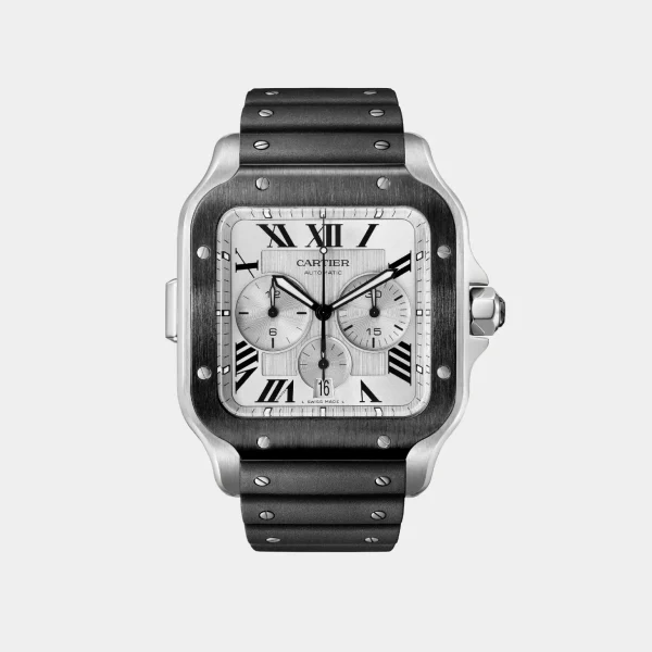 Santos de Cartier Chronograph watch Black