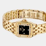 Cartier Panthere Black Dial Diamond Watch