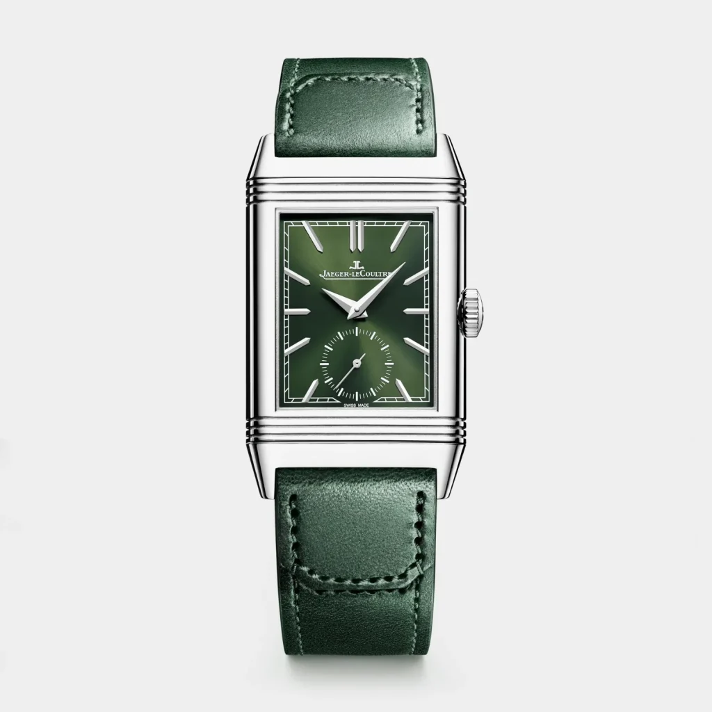 JLC Reverso Monoface Small Seconds Green