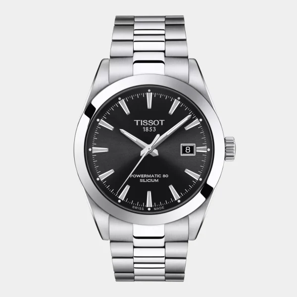 Tissot Gentleman 40mm Black Dial Stainless Steel