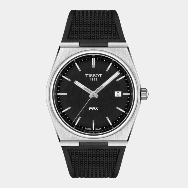 Tissot PRX 40mm Black Dial Rubber