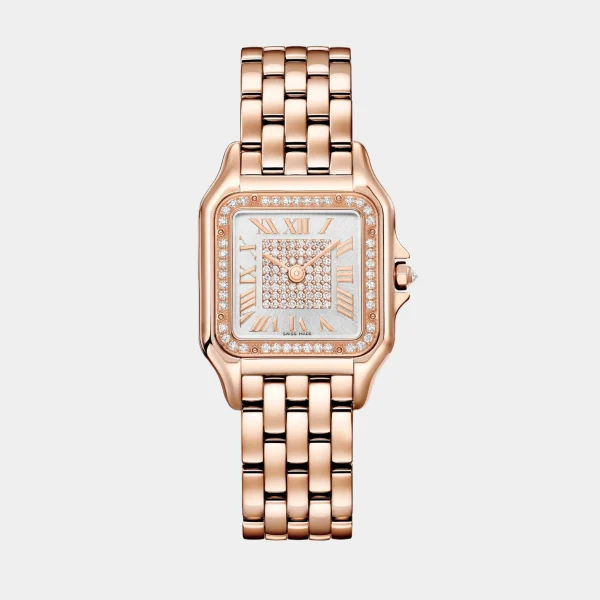 Panthere de Cartier RoseGold Diamond Dial watch