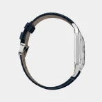 Santos-Dumont Stainless Stainless steel Blue Leather Belt